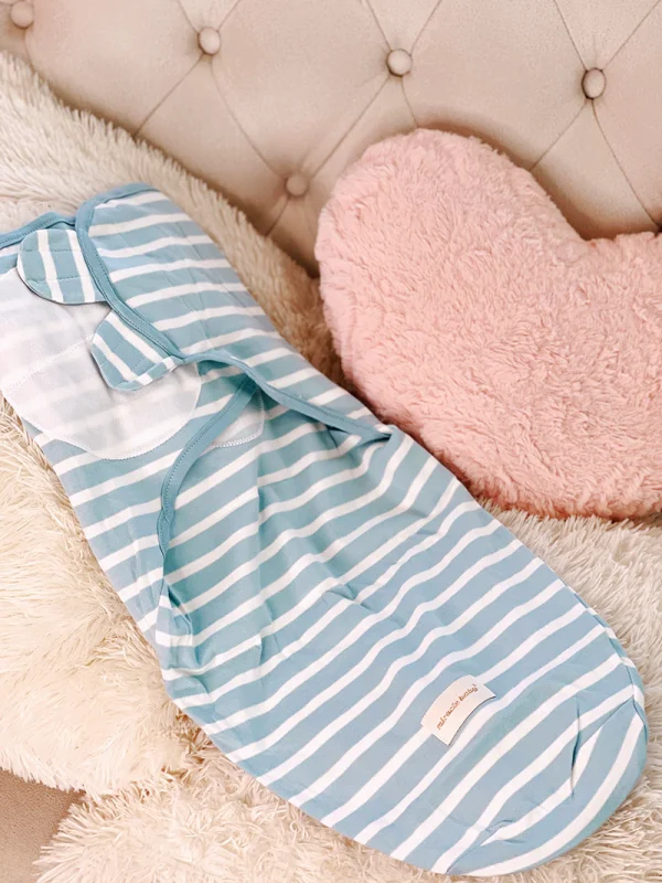 ბავშვის საძილე ტომარა ცისფერზოლიანი 2